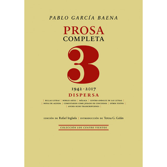 Prosa Completa, 3