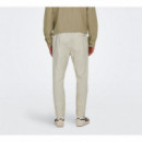 Pantalón Only&Sons Lino beige
