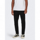 Pantalón Only&Sons Lino negro