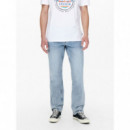 Jeans Only&Sons azul claro