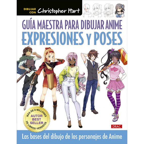 Guia Maestra para Dibujar Anime Expresiones y Poses