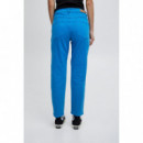 Vaqueros Mujer Pantalones ICHI Cenny Raven Blue