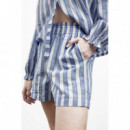 Bermudas Shorts ICHI Ezoma Stripes