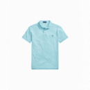 POLO RALPH LAUREN Polos Polo de Hombre de Piqué Ralph Lauren Slim Fit Watchhill Blue Heather