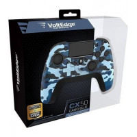 Mando Inalámbrico CX50 Azul Camuflaje PS4 Voltedge  PLAION