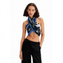 Foulard Rectangular Flores Arty de DESIGUAL