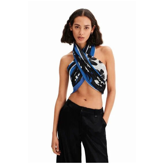 Foulard Rectangular Flores Arty de DESIGUAL