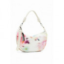 Bolso Mediano Kuwait de Estampado Desenfocado DESIGUAL