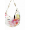 Bolso Mediano Kuwait de Estampado Desenfocado DESIGUAL