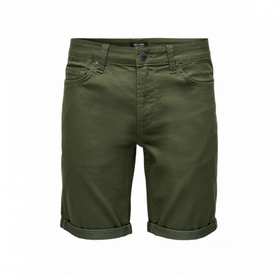 Bermudas ONLY&SONS Regular Ply Twill Dark Olive