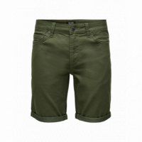 Bermudas ONLY&SONS Regular Ply Twill Dark Olive
