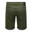 Bermudas ONLY&SONS Regular Ply Twill Dark Olive