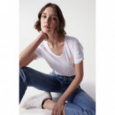 Camisetas Mujer Camiseta SALSA JEANS de Mujer con Branding