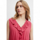 Vestidos Vestido ICHI Marrakech Raspberry Wine