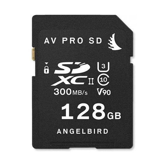 Av Pro Sdxc Card Uhs-ii Tarjeta 128GB V90 300MB/S  ANGELBIRD
