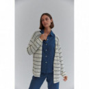 Chaquetas Mujer Cardigan MUS&BOMBON Porpita Crudo