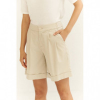 Pantalones Pantalón Corto MUS&BOMBON Race Beige