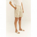 Pantalones Pantalón Corto MUS&BOMBON Race Beige