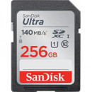 Cartão de memória SANDISK Sd 256GB 140MB/S