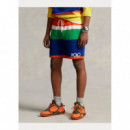 POLO RALPH LAUREN Pantalones Pantalón Ralph Lauren Corto de Felpa con Rayas