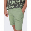ONLY&SONS Pantalones Bermudas Only & Sons Peter Swamp