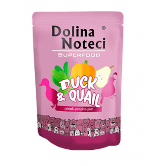 DOLINA Perro Pato y Codorniz Pouch 300 Gr