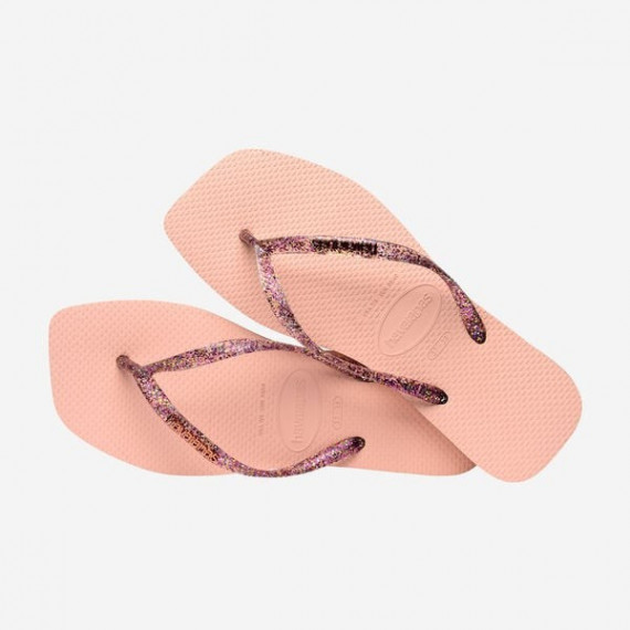 Chanclas Square Logo Metallic - HAVAIANAS
