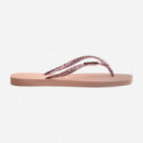 Chanclas Square Logo Metallic - HAVAIANAS