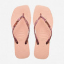 Chanclas Square Logo Metallic - HAVAIANAS