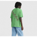 Camiseta TOMMY JEANS Verde Maxilogo Espalda