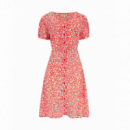 SUGARHILL BRIGHTON Vestidos Vestido Sugarhill Gail Red Rainbow Daisies