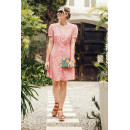 SUGARHILL BRIGHTON Vestidos Vestido Sugarhill Gail Red Rainbow Daisies