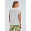 Camiseta de Manga Corta Estampada Mujer PAZ TORRAS