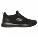 SKECHERS Zapatillas Trabajo Negras