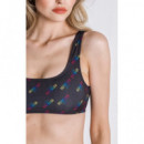 Bikini Gianni Kavanagh negro logo colores