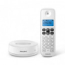 Teléfono Inalámbrico PHILIPS D1611 Blanco