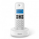 Teléfono Inalámbrico PHILIPS D1611 Blanco