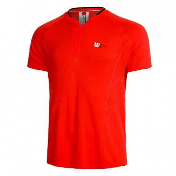 Camiseta Wilson Series Seamless Ziphnly 2.0 Infrared  WILSON PADEL