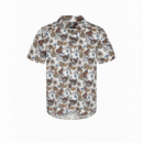 Camisas Camisa ANERKJENDT Manga Corta Akleo Poplin Brown Rice