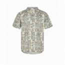 Camisas Camisa ANERKJENDT Manga Corta Akleo Poplin Imperial Blue