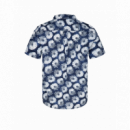 Camisas Camisa ANERKJENDT Manga Corta Akleo Poplin Sky Captain