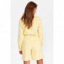 Pantalones Shorts NÜMPH Nucara Lemon Drop