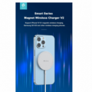 DEVIA Cargador Inalámbrico Magnético Smart Magsafe 1 Metro - Blanco