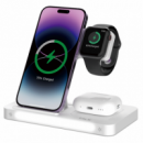 DEVIA Cargador Inducción Apple Watch/movil/airpods Wireless 3 en 1 15W