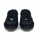 Dep.banda Fina Textil/ante Azul/oro  HUGO BOSS