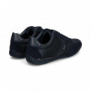 Dep.banda Fina Textil/ante Azul/oro  HUGO BOSS