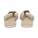 Flip Flop Hilfiger  Beige  TOMMY HILFIGER