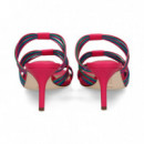 Pala 3 Tiras Rosa/azul  POLO RALPH LAUREN