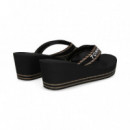 Flip Flop Cuna Hilfiger Negro  TOMMY HILFIGER