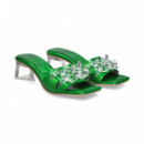 Pala Eslabon Charol Verde  RAS